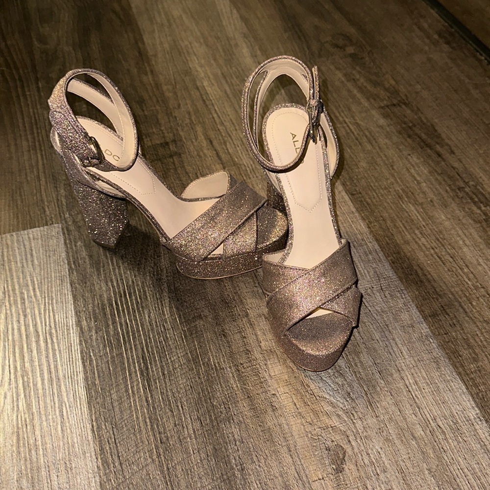 ALDO Multicolor Sparkle Heels